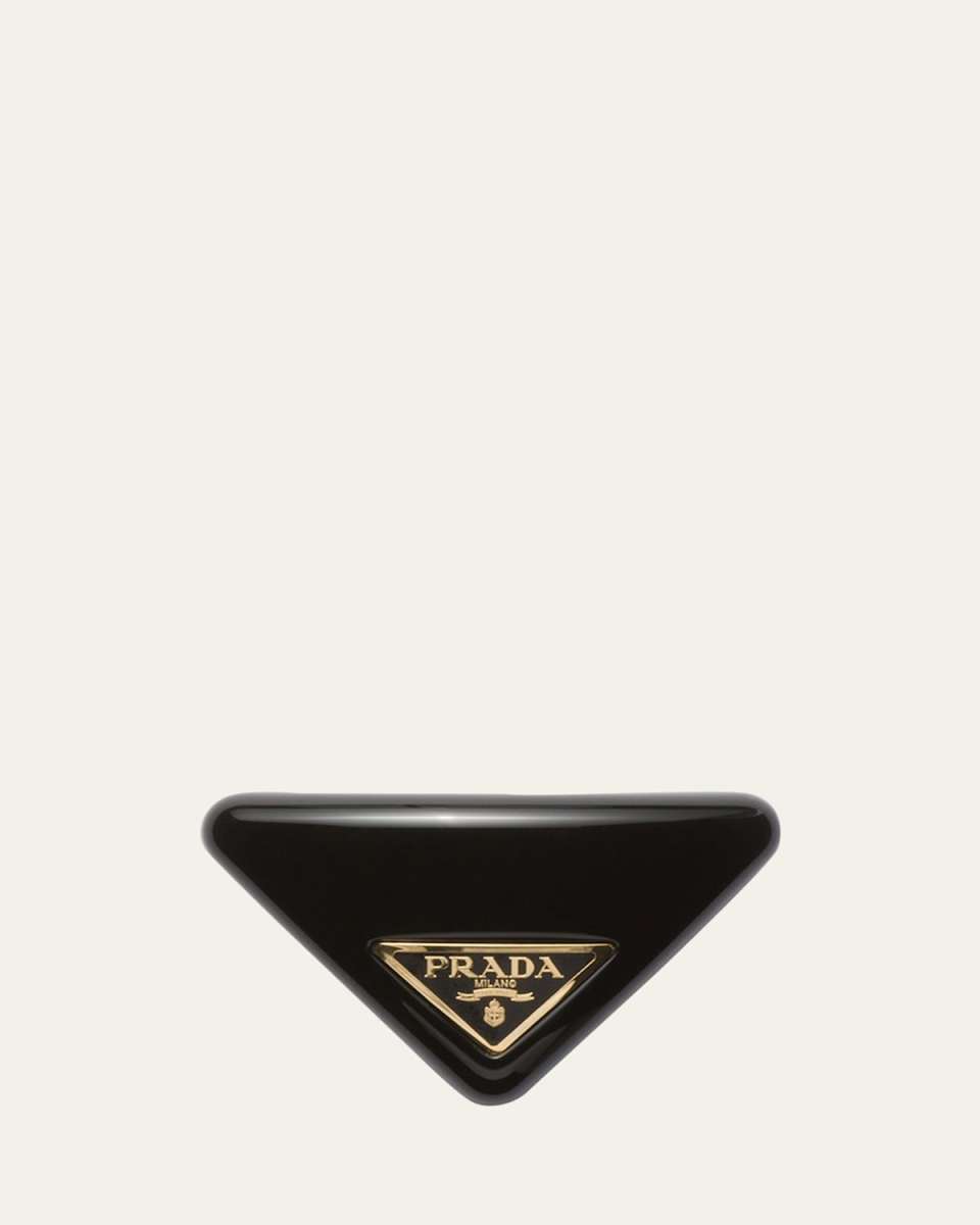 Triangle Plexiglass Barrette